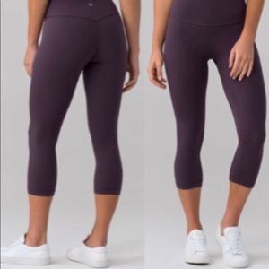 Lululemon High Waisted Crop Align Leggings